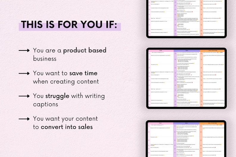 120 Social Media Captions Product Based Business | Sales & Conversion ...