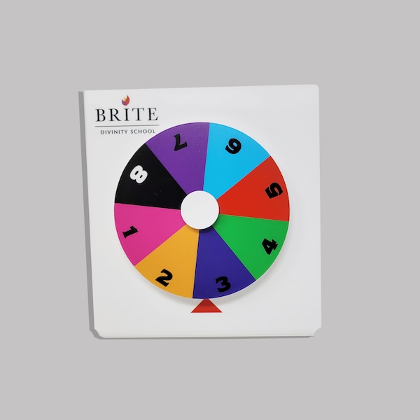 Countertop Prize Spinning Wheel, Thoughtful Event Planner Tool, Ideal for Family Night & Gatherings