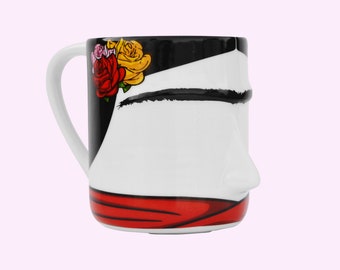 11 Oz Mug Inspired by Frida - Artistic Ceramic Coffee Cup from Spain - Unique Collectible Drinkware - Perfect Gift