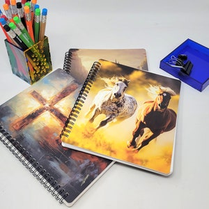 Custom Full Color Spiral Artist Pad - High-Quality 28 Lbs Paper, Personalized with Your Artwork, Ideal for Drawing and Sketching,