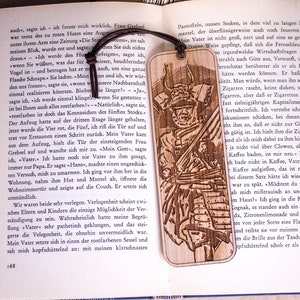 Cherry Wood Bookmark &quot;Samurai Warrior&quot;