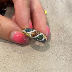 Brand New Le Vian LeVian 14k Gold 1.03ctw Multi Color Diamond Ring