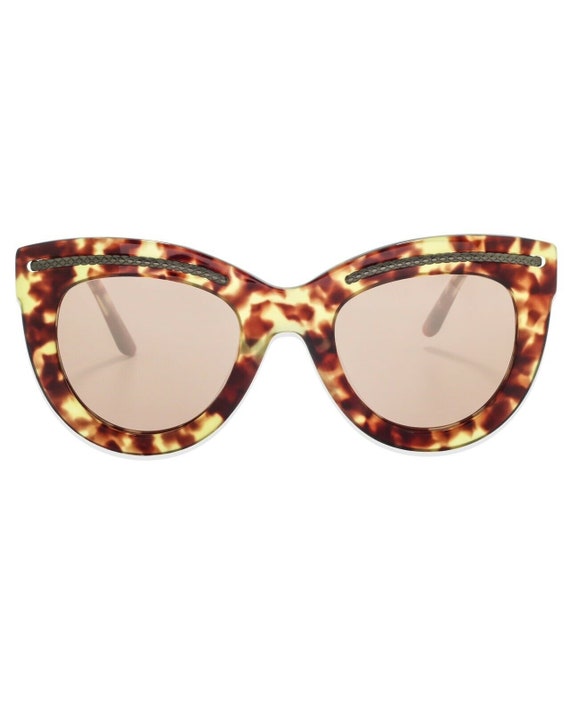 Bottega Veneta Avana Core Sunglasses Avana Core Sunglasses by Bottega Veneta | Rent the Runway main image 2