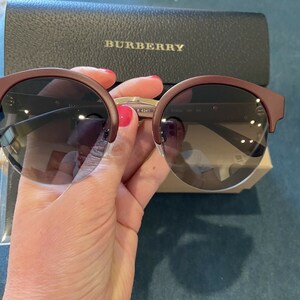 Burberry Brown and Gray Plastic Sunglasses BE4241 364311 Etsy