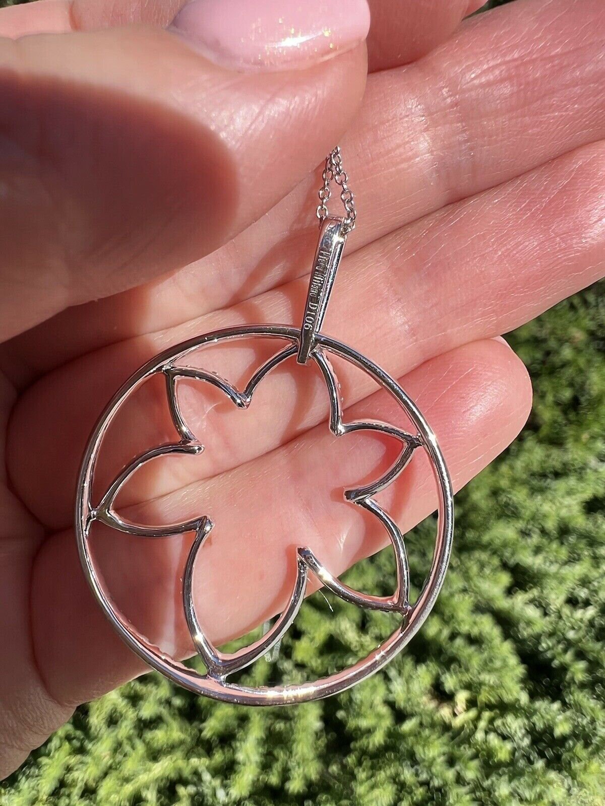 Piero Milano 18K White Gold Diamond 1.06ct Necklace - Etsy 日本