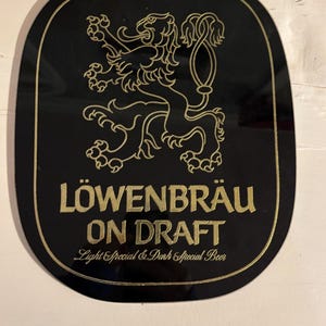 Lowenbrau Beer Sign - Etsy