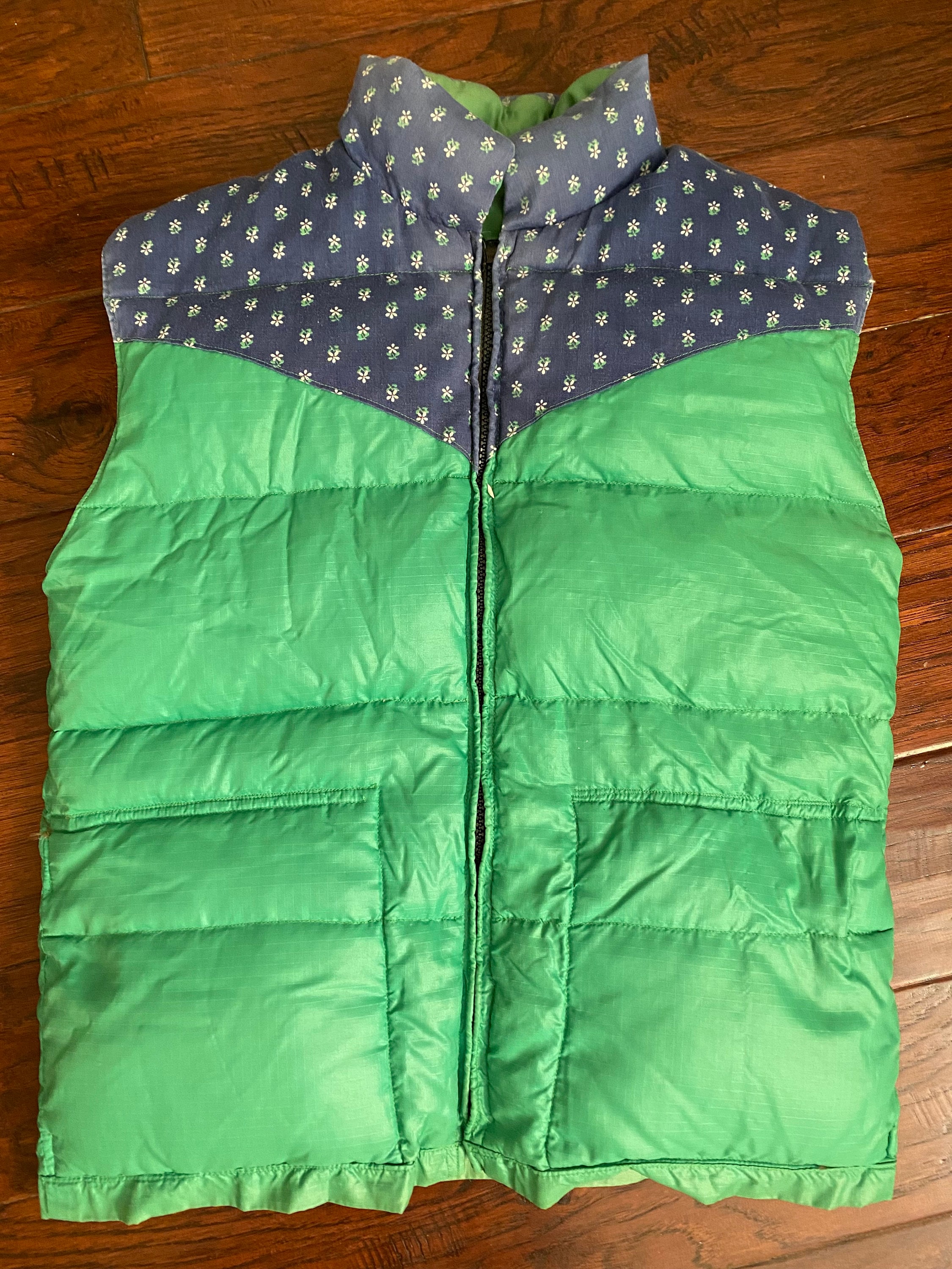 70s BEST QUALITY Oriental Puffy Vest