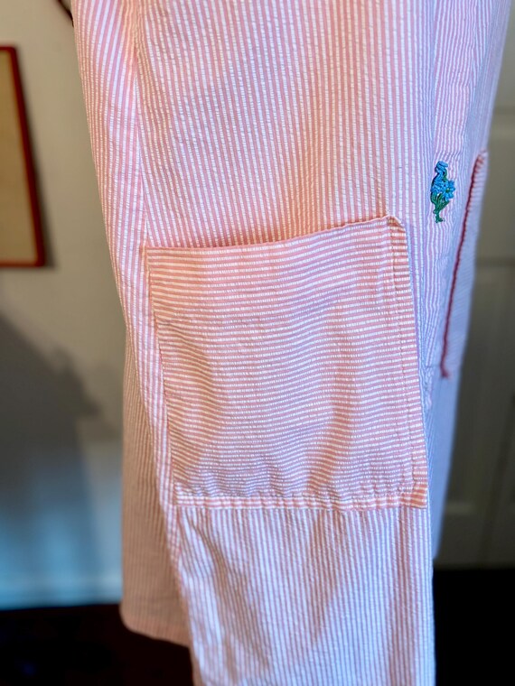 60s Loungcraft Original pink candy striped housed… - image 4