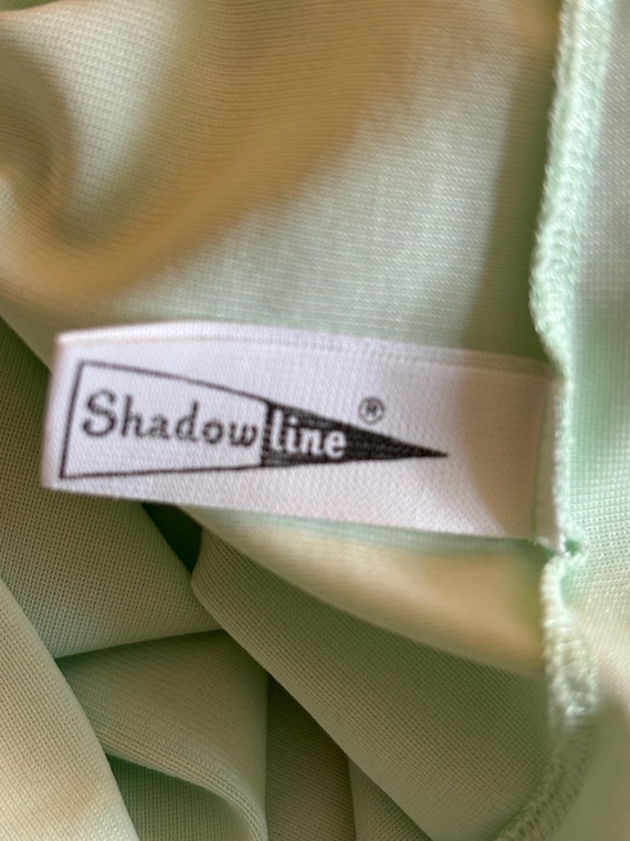 Vtg 60s mint green housedress pink flower buds la… - image 10