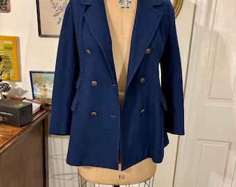 Vintage 70's Wool U.S. Navy Peacoat Size 38. - Etsy