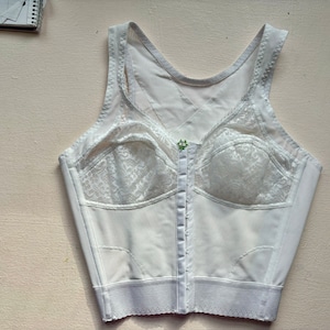 Vintage Gelmart brand corset pinup bra bustier  fairy core vibes lingerie crop top 34B