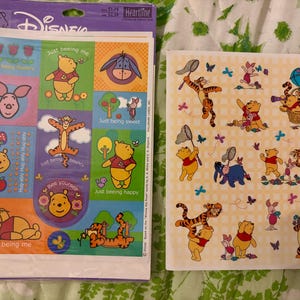Vtg Winnie the Pooh stickers 90s you select quantity