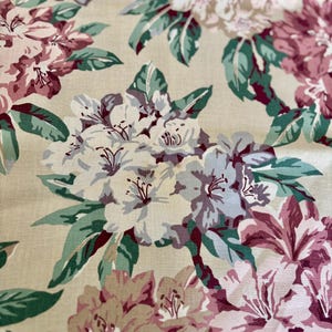 Waverly &quot;Spring Garden&quot; floral fabric vintage Waverly fabric Spring Garden pattern Scotchgard finish 100% cotton