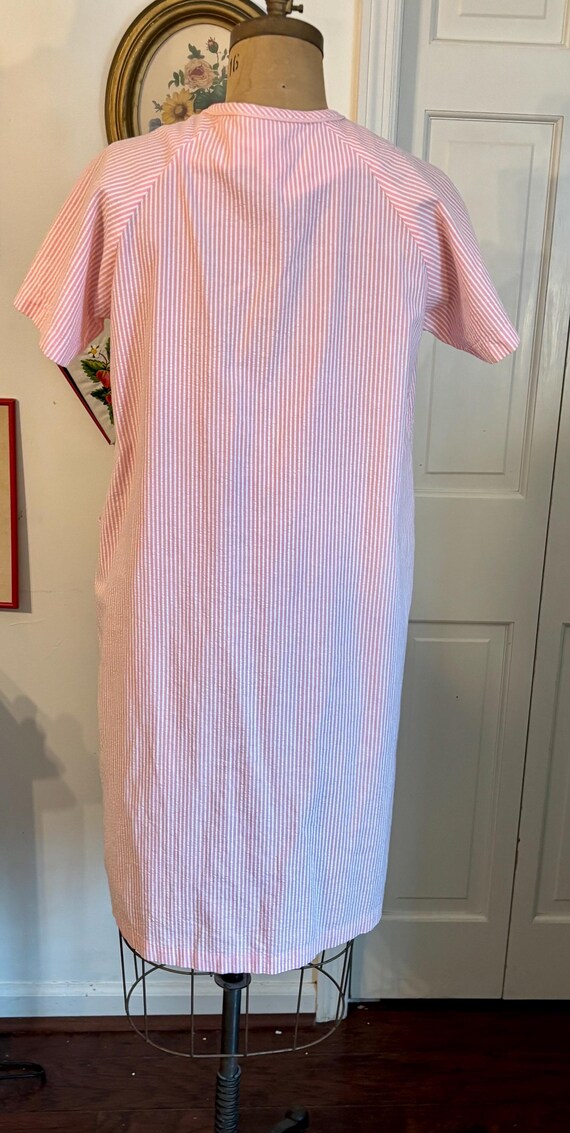 60s Loungcraft Original pink candy striped housed… - image 9