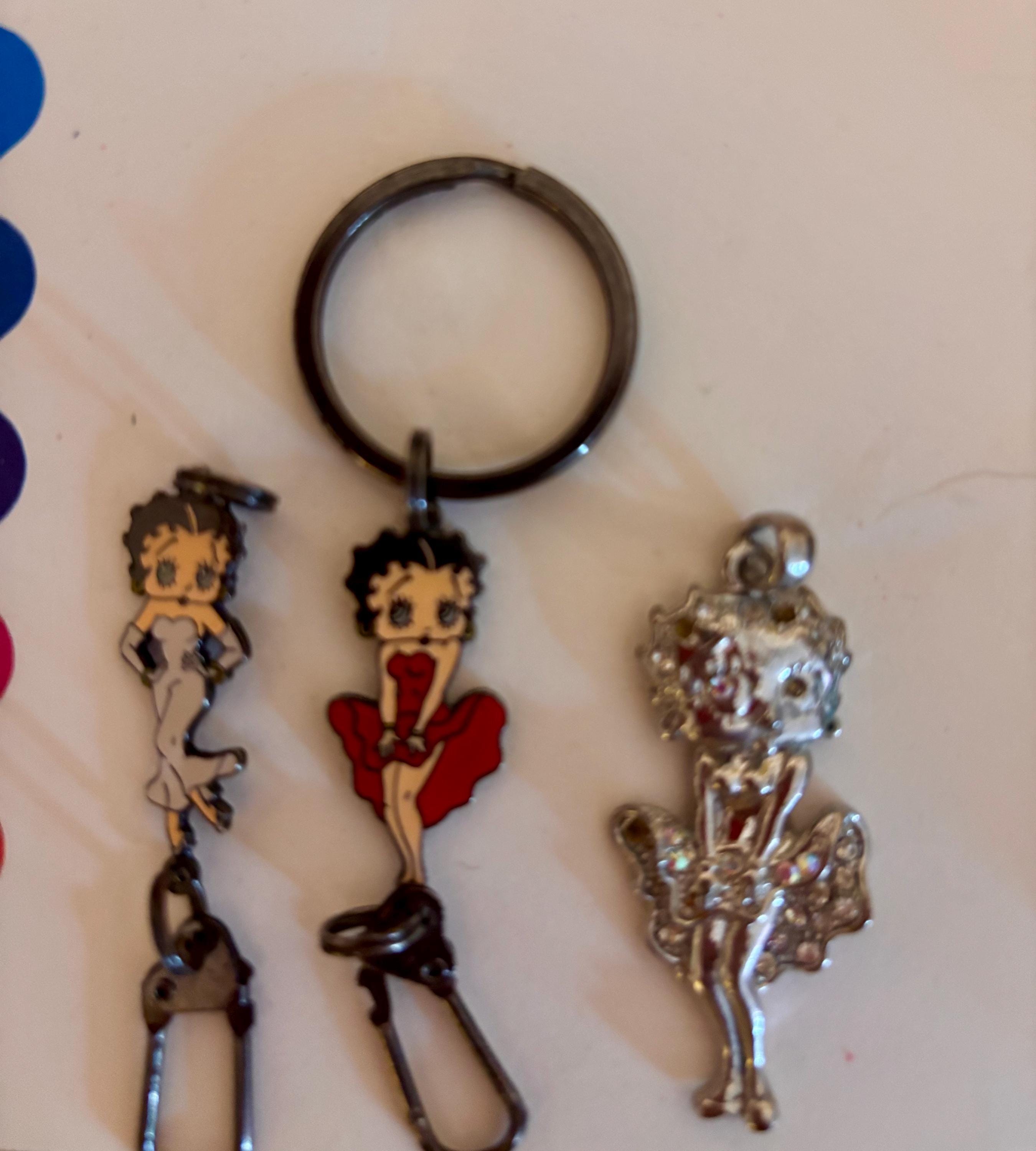 Betty Boop ストラップ キーホルダー　レトロ1998年　当時物 Vintage Betty Boop Key Chains - Etsy