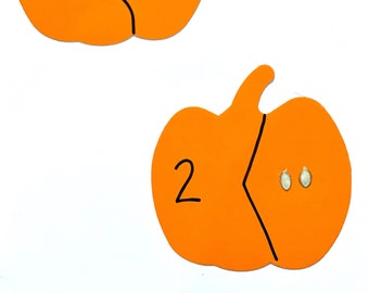 Calabazas Subitizantes, Rompecabezas, Contar, Preescolar, Niño pequeño
