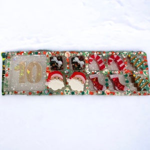 Christmas resin 10 Frame, presents, candy cane, gingerbread, Santa, math manipulative, homeschool, preschool, kids, learning