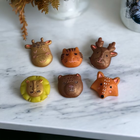 Mini resin woodland pieces, animals, counters, homeschool, preschool