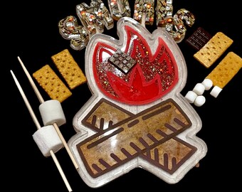 Resin S’mores Kit, Summer, Camping, Camp, Homeschool, Preschool, Counting, Fine Motor Skills