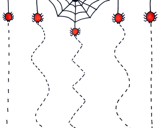 Halloween Cutting Worksheet, Scissor Practice, Toddler, Preschool