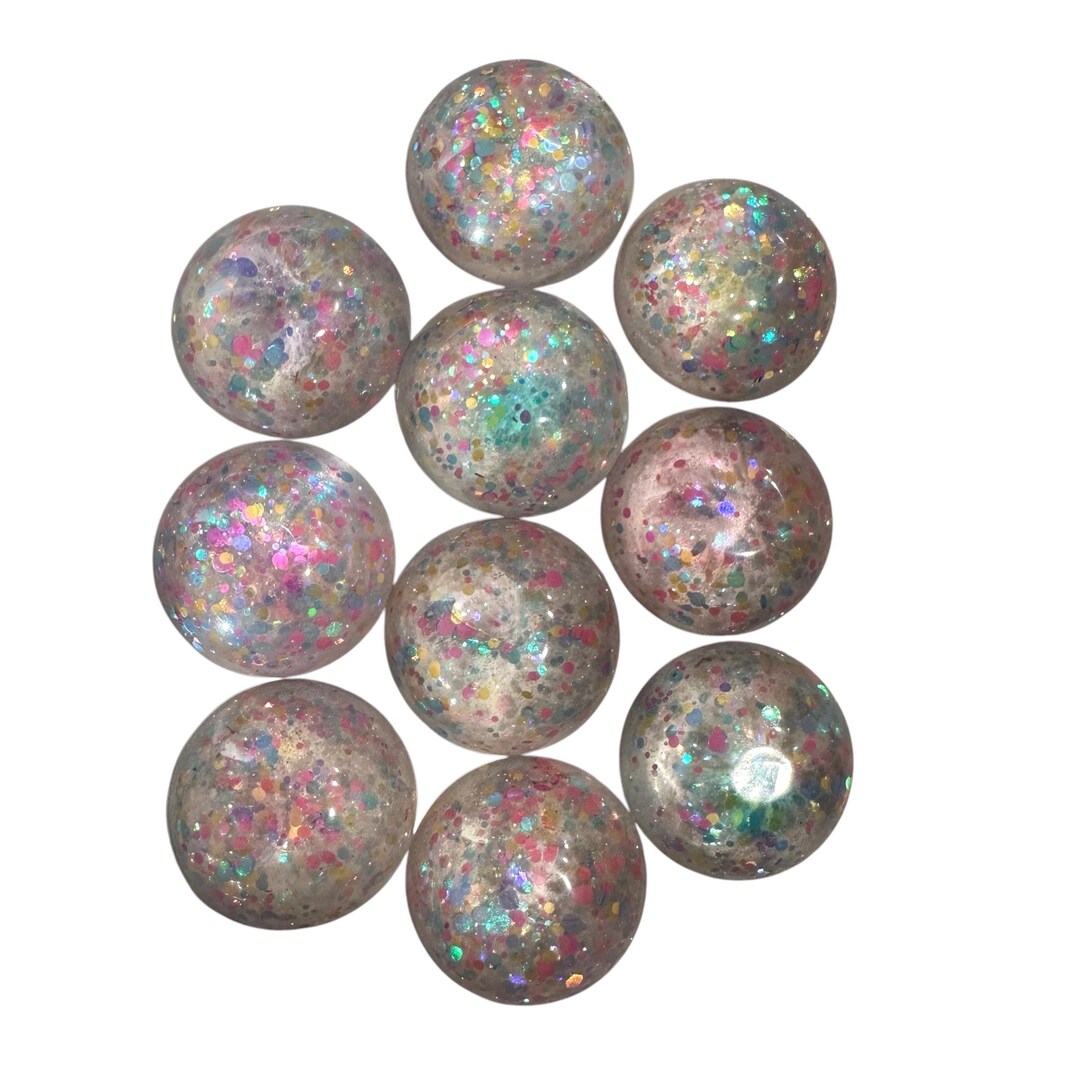 Glitter Circle Domes Resin, Counters, Math, Addition, Preschool ...