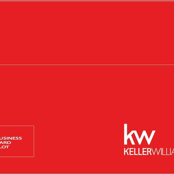 5-pack Keller Williams Vinyl Title Portfolio w/ envelope-style closure, IN STOCK