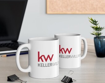 Keller Williams White Ceramic Coffee Mug, Best Selling Unique Coffee Mugs, Sarcastic Travel Coffee Mug, Ceramic Tea Cup Customized Mugs