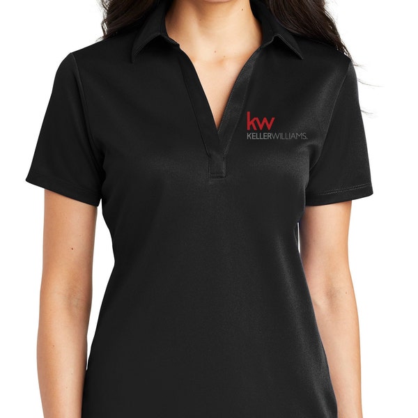 Keller Williams Ladies' Silk Touch Performance polo; polo, short sleeve, performance, embroidered logo, real estate apparel, realtor shirt