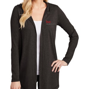 District women's perfect tri hooded cheap cardigan