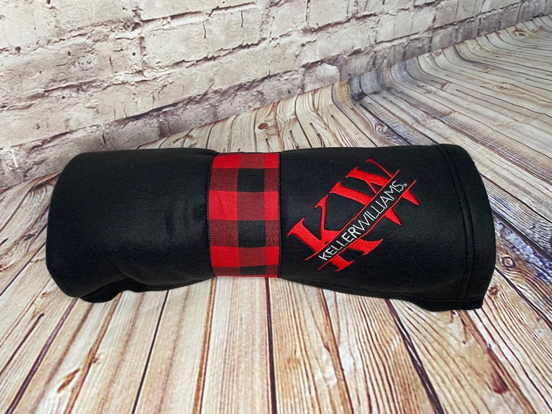 Keller Williams Monogrammed Core Fleece Blanket; Real Estate Blanket ...