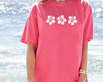 Camiseta de playa Comfort Colors, camiseta extragrande, camiseta de verano, regalos para chicas, camiseta de moda, camiseta de vacaciones, camisetas de vacaciones, camiseta para mujer, camisetas bonitas