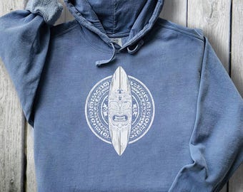 Tiki Surf Comfort Colors Unisex Hoodie