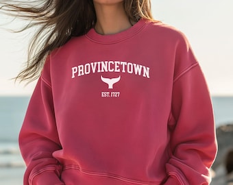 Comfort Colors sweatshirt, Provincetown Crewneck, sweatshirts for women, cozy sweatshirt, trendy sweatshirt,girl gifts,mom gifts,cute shirts