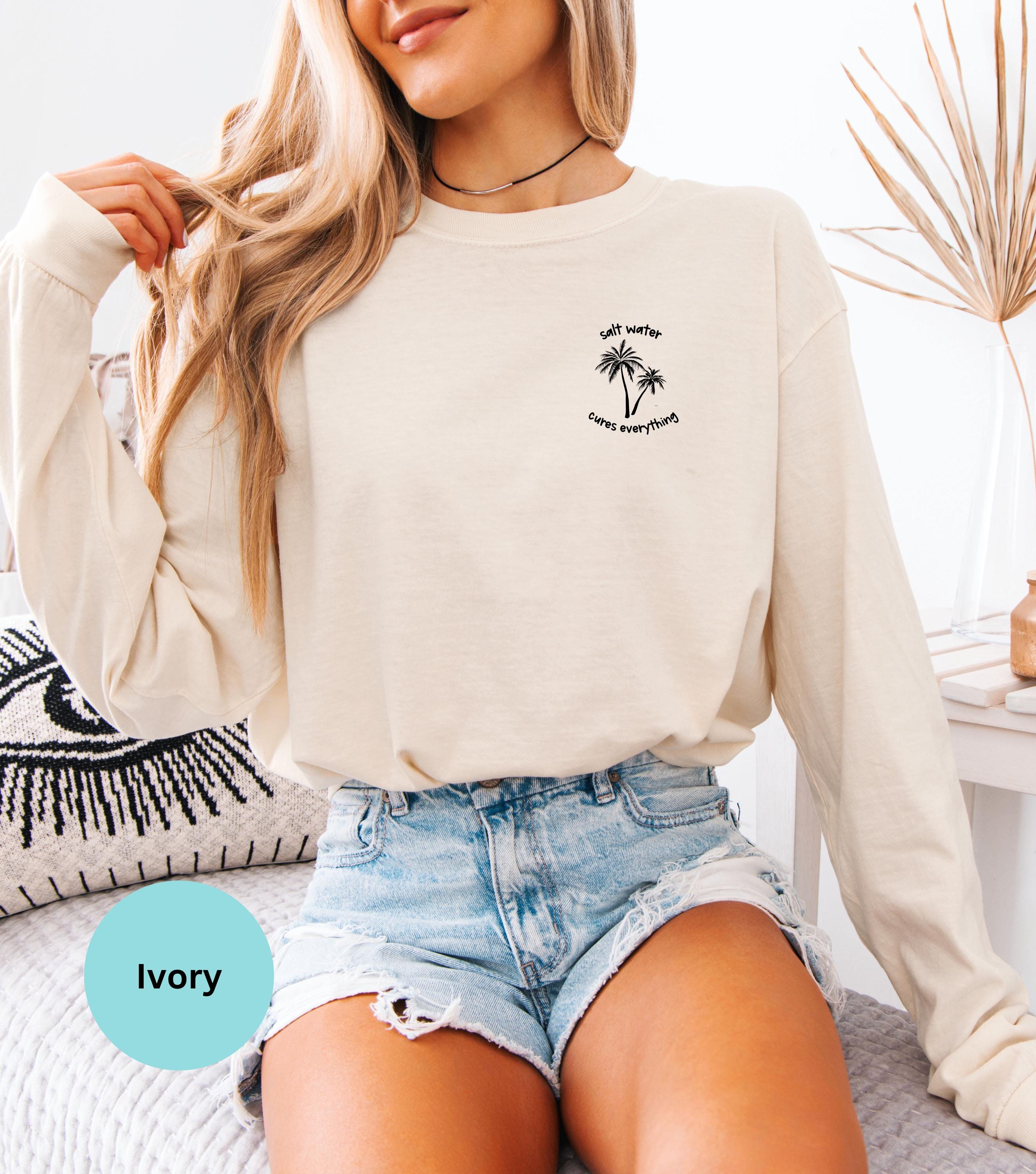Womens shirts, vacation shirts, beach shirts, Cute shirts, tshirt women, vacation tee, cute womens long sleeve, girls shirts, Comfort Colors