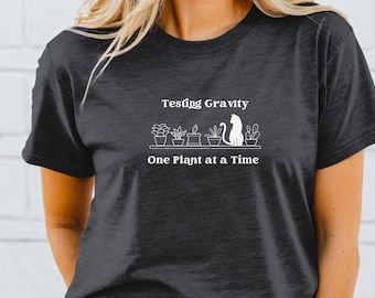 Cat Lover Shirt, cat mom shirt, cat lover gift, plant lover gift, mom gifts, girl gifts, cute shirts, cat lover t-shirt, cute cat shirts