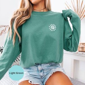 Comfort Colors Long Sleeve, womens summer tops, tshirt women, vacation tee, summer shirts, vacation shirts, womens long sleeve shirt