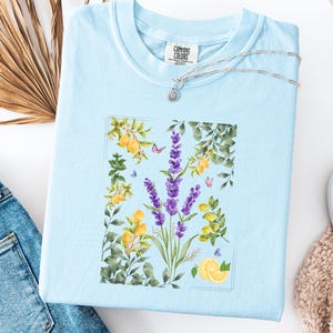 Comfort colors floral shirt, girl gifts, Mothers Day gift, Mom gifts,womens tshirts,nature lover shirt, trendy shirt,cute shirts,girls shirt