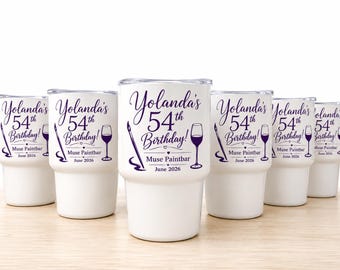 Personalized Mini Stainless Steel Shot Glass | Custom Party Favor | Bachelorette Gift, Girls Trip Cup, Birthday Favor, Wedding
