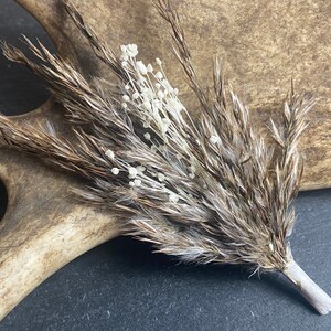Dried Flower Buttonhole | Everlasting Flowers | Wedding Flowers | Wedding Boutonnière | Rustic | Boho | Rustic Wedding