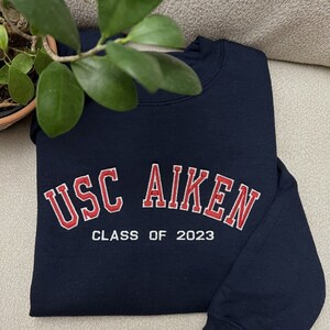 Custom Embroidered Sweatshirt | College Sweatshirt | Athletic Crewneck ...
