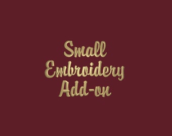 CustomEmbShirts Small Embroidery Add-On