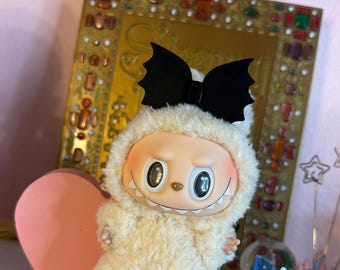 Labubu Accessories/ Halloween BAT Labubu BOW