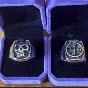 Phantom Movie Ring Set: Screen Accurate Rings of Evil and Good