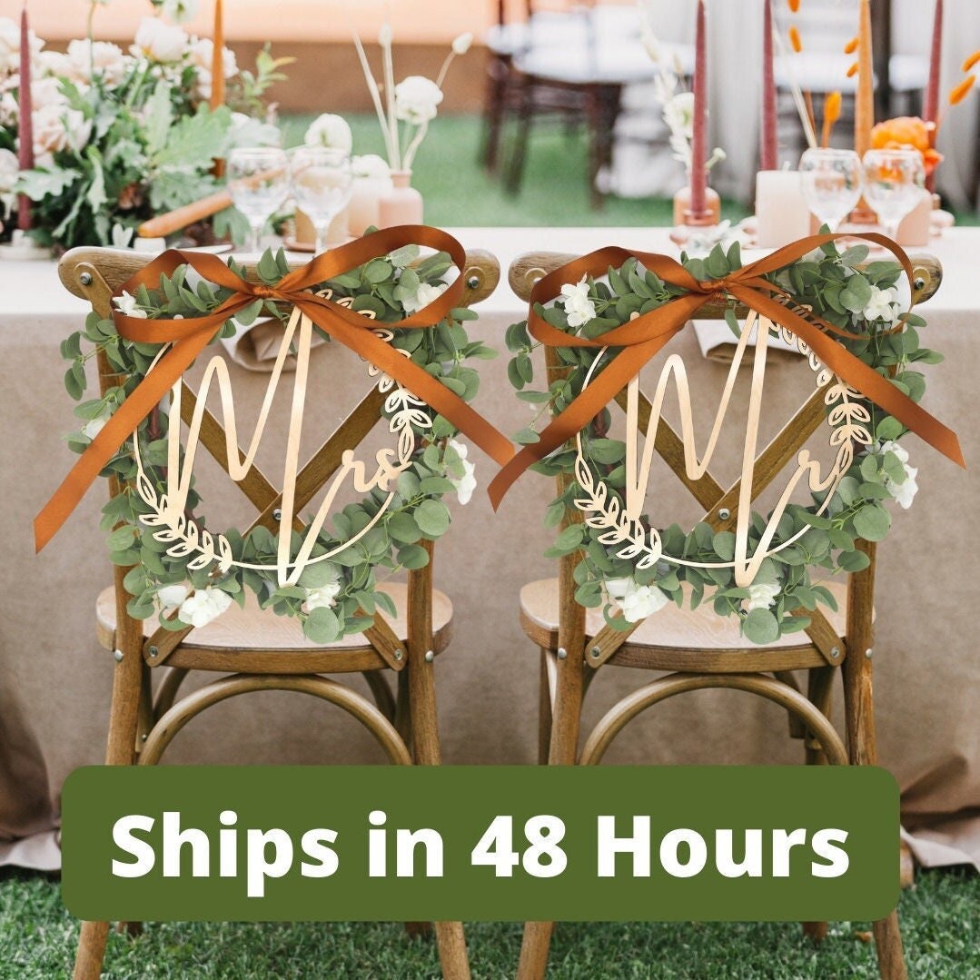 Wedding Chair Decor 