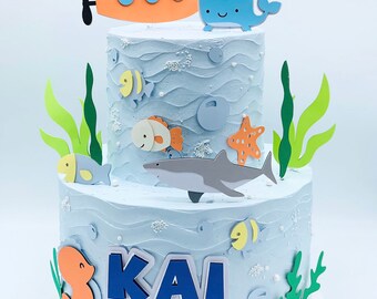 Under The Sea Cakes Etsy