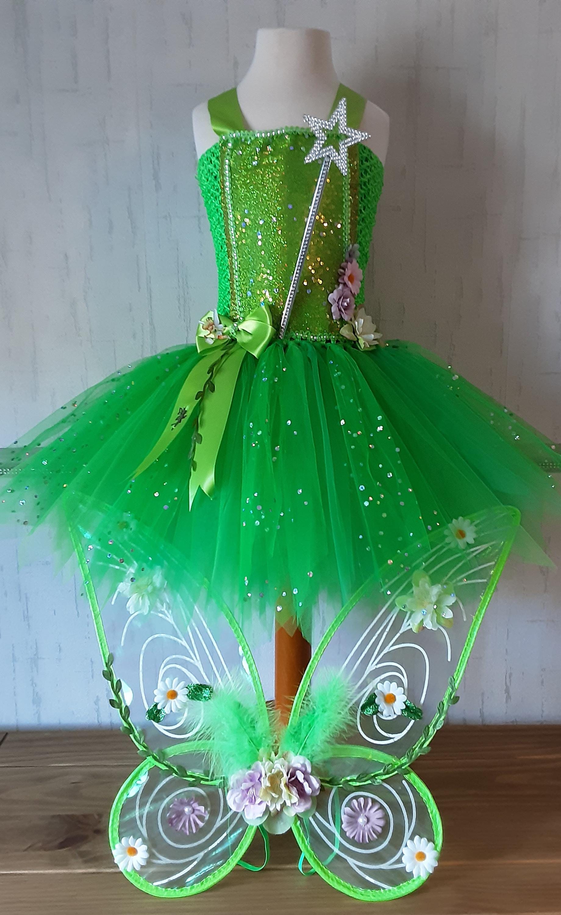 Green Tinkerbell Dress Women