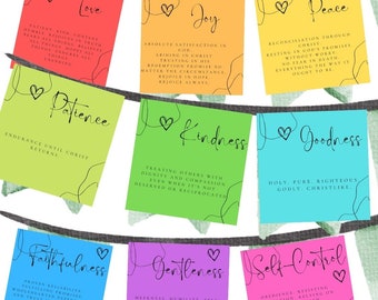Fruits of the Spirit Cards