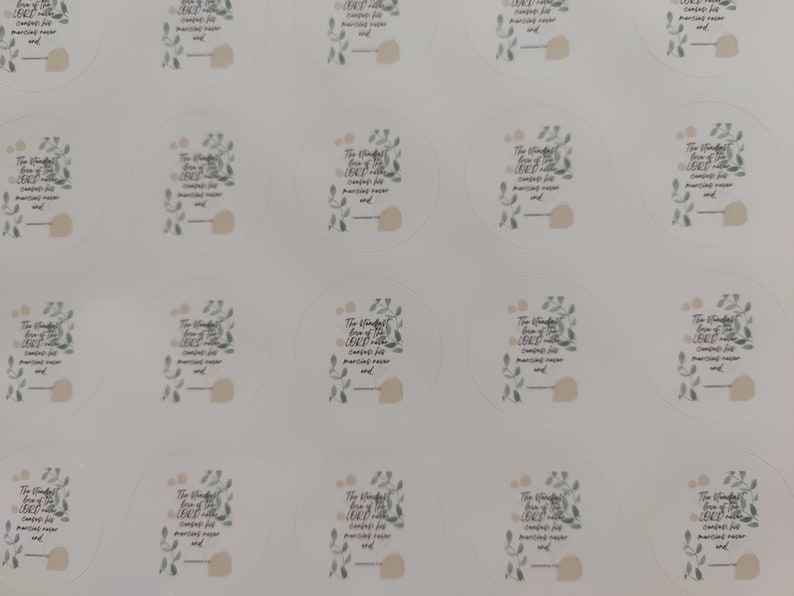 Bible Verse Stickers Memory Verse Stickers Student Etsy