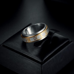 Fidget Ring Anxiety Relief Toy Fidget Toy Fidget Spinner Ring Spinning Ring Fidget Device Ring Fidget Ring For Anxiety Adult Fidget Toys