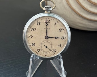 Vintage Lanco Swiss Pocket Watch